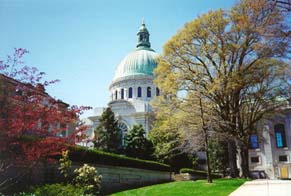 [photo, U.S. Naval Academy Chapel, Annapolis, Maryland]