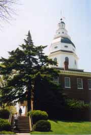 [photo, State House (from Maryland Ave.), Annapolis, Maryland]