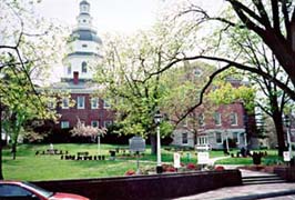 [photo, State House (from Maryland Ave.), Annapolis, Maryland]