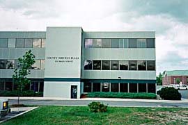 [photo, Calvert County Board of Elections, Calvert Services Plaza, 150 Main St., Prince Frederick, Maryland]